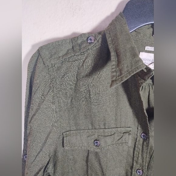 Ralph Lauren Denim & Supply Top RL Expedition Roll Tab Cotton Button Down - Picture 15 of 15